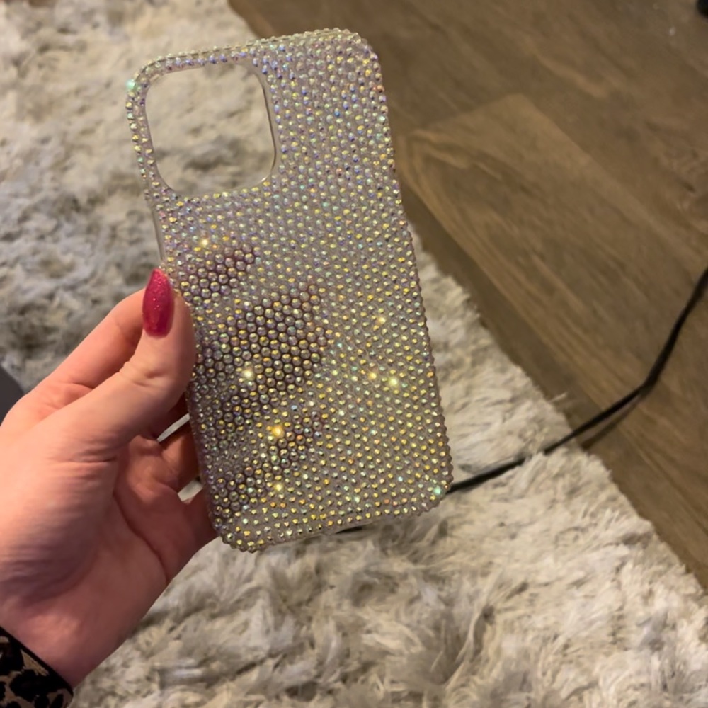 ✨Sparkle AB Crystal iPhone 13 Pro Max iPhone case🤍✨